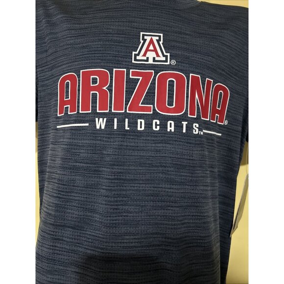 NEW Arizona Wildcats Colosseum Blue SS Crew Neck Tee Shirt Youth M 12-14 - Picture 2 of 7